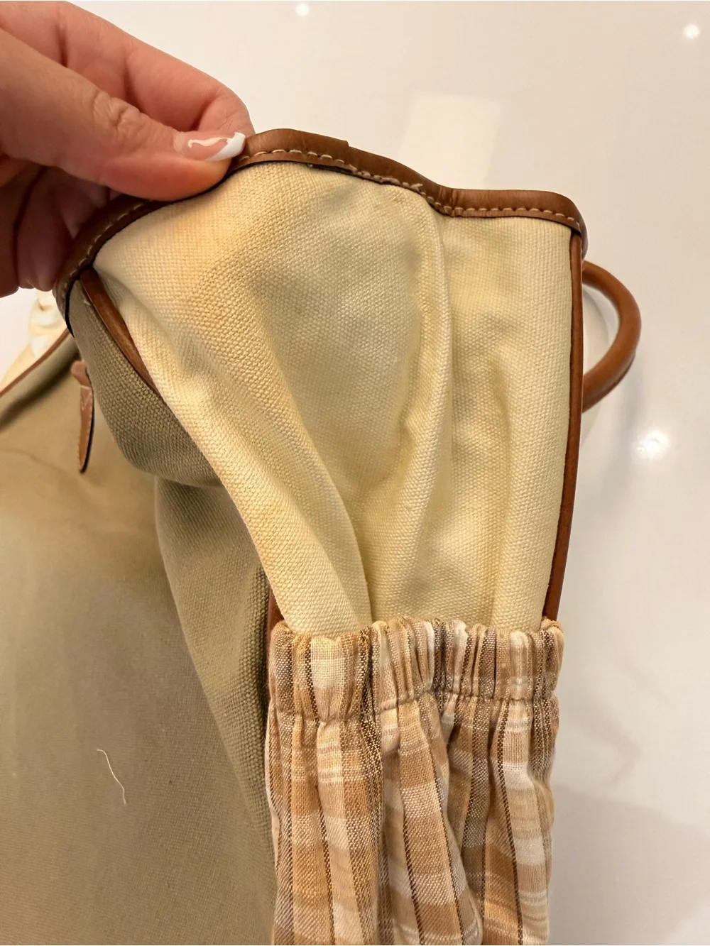Disney RARE Winnie The Pooh Baby Diaper Bag Canvas Tote Large AS IS‎ Stained
